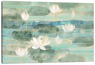 Bright Water Lilies Canvas Art Print - Albena Hristova