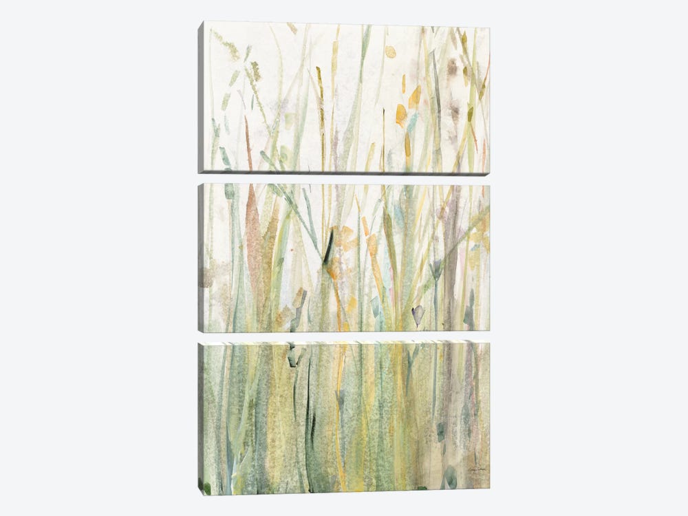 Spring Grasses I by Avery Tillmon 3-piece Canvas Print