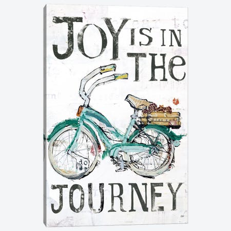 Joy Is In The Journey Canvas Print #WAC6453} by Kellie Day Canvas Art Print