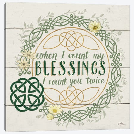 Irish Blessing II Canvas Print #WAC6461} by Janelle Penner Canvas Wall Art