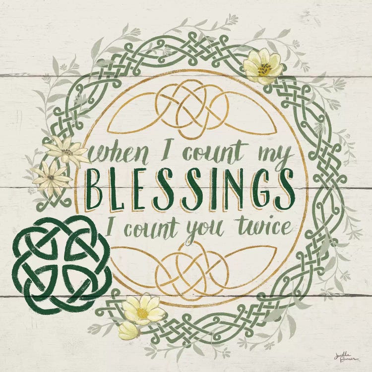 Irish Blessing II by Janelle Penner wall art