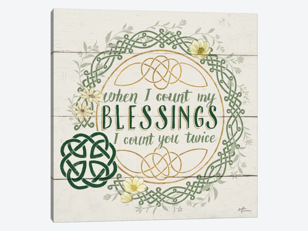 Irish Blessing II by Janelle Penner 1-piece Canvas Wall Art