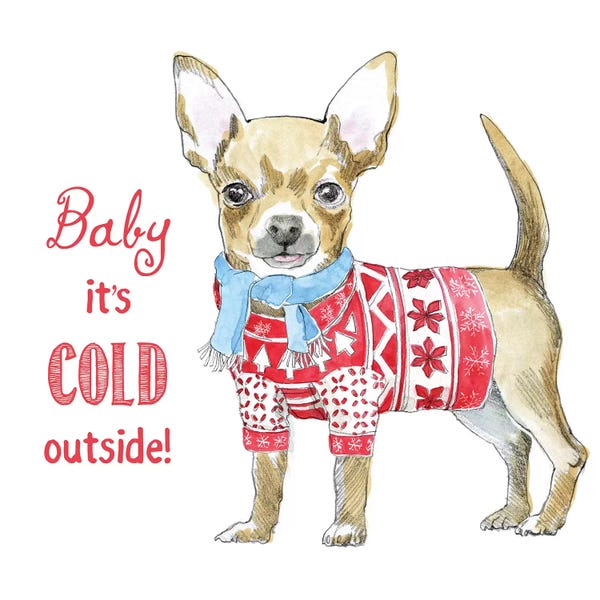 Beth Grove: Christmas Glamour Pups I by Beth Grove