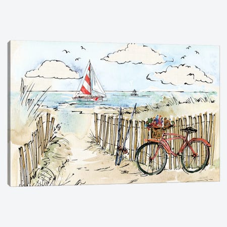 Coastal Catch VI Canvas Print #WAC6494} by Anne Tavoletti Canvas Artwork