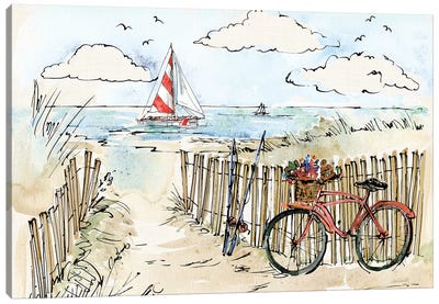 Coastal Catch VI Canvas Art Print