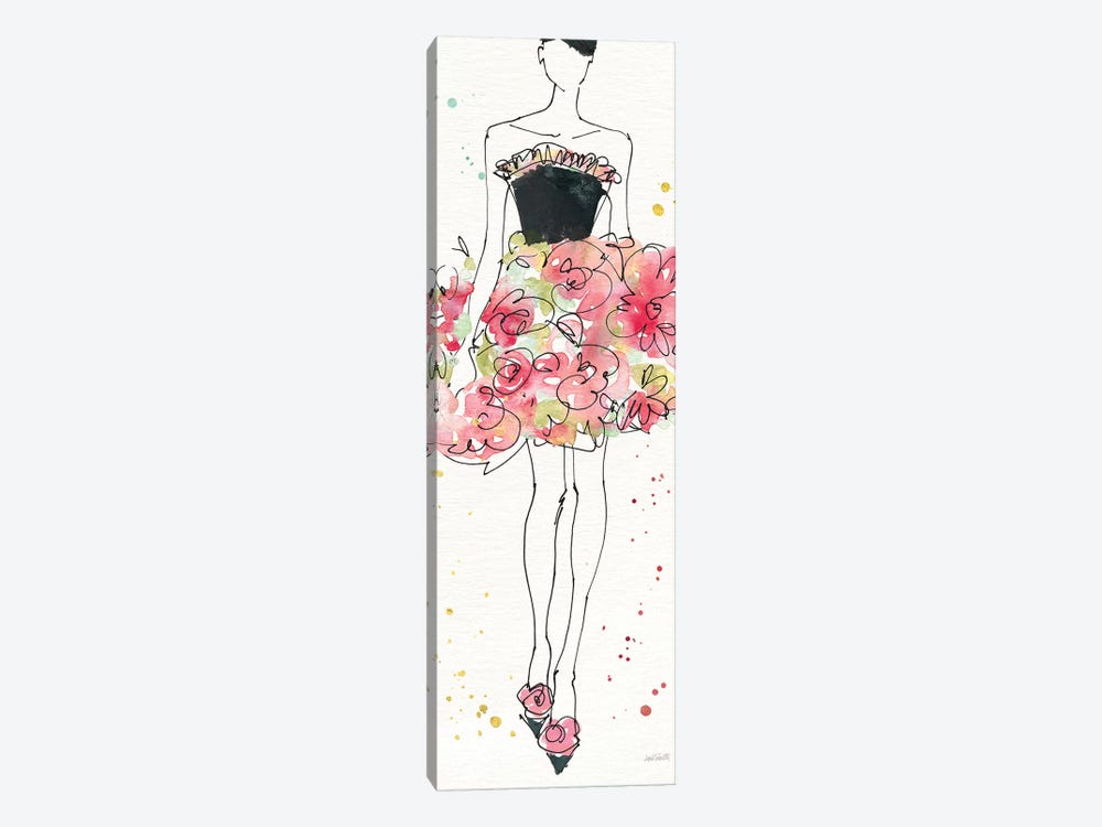 Floral Fashion II 1-piece Canvas Wall Art
