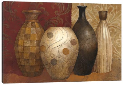 Timeless Vessels Canvas Art Print - Pottery Still Life