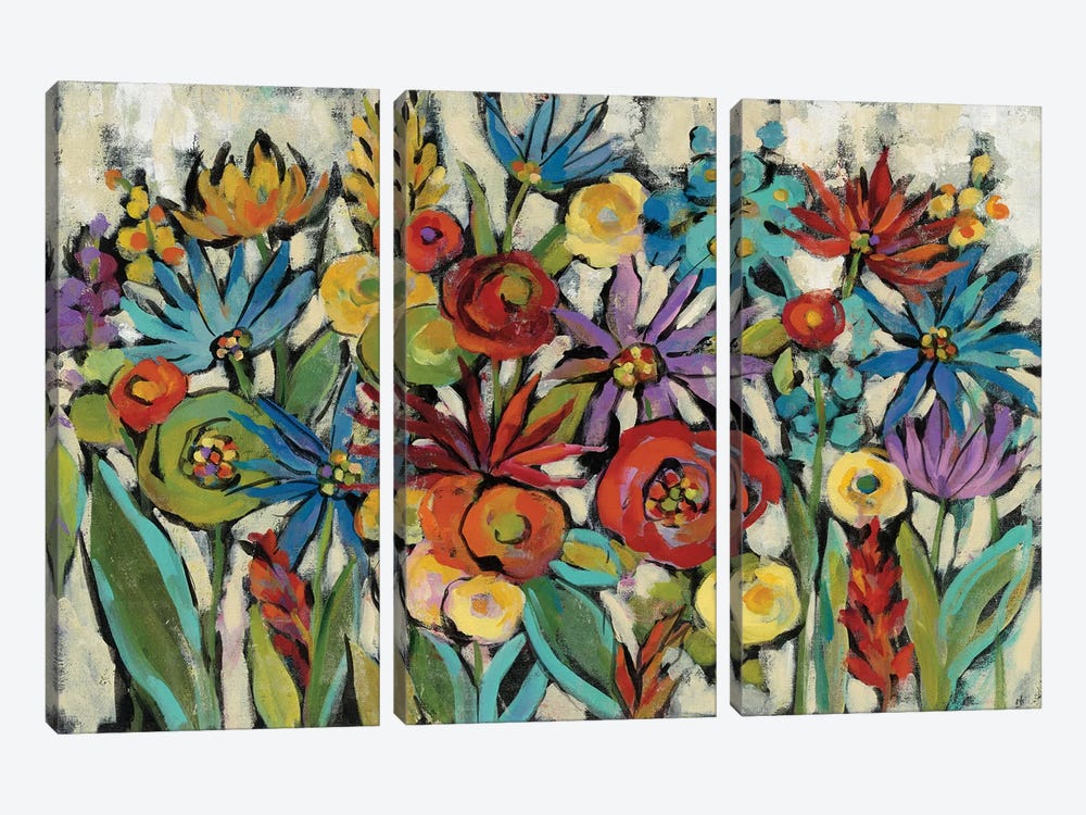 Confetti Floral I by Silvia Vassileva 3-piece Art Print