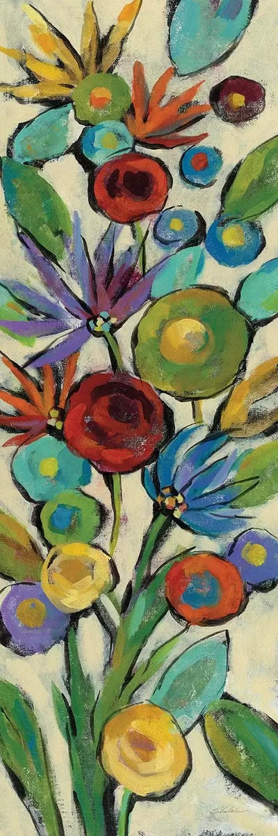 Confetti Floral II by Silvia Vassileva acrylic art print