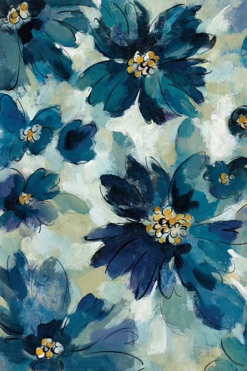 Inky Floral I by Silvia Vassileva wall art