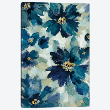 Inky Floral I Canvas Print #WAC6517} by Silvia Vassileva Canvas Print