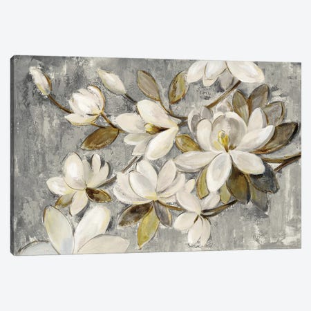Magnolia Simplicity Canvas Print #WAC6521} by Silvia Vassileva Canvas Art Print