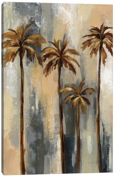 Palm Trees II Canvas Art Print - Palm Tree Art