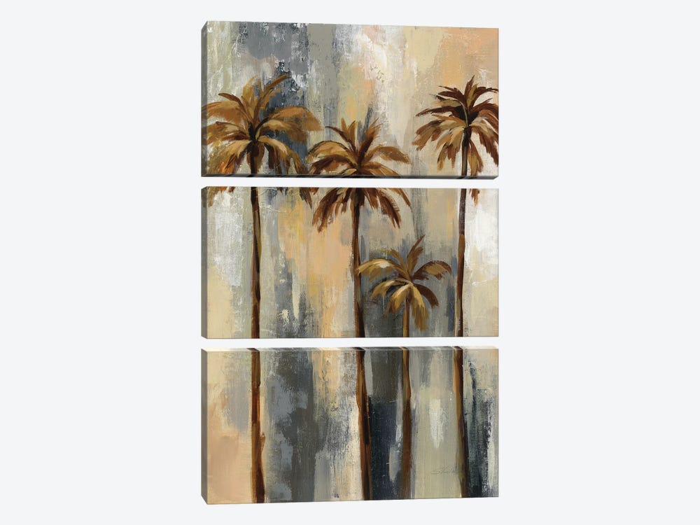 Palm Trees II 3-piece Canvas Print
