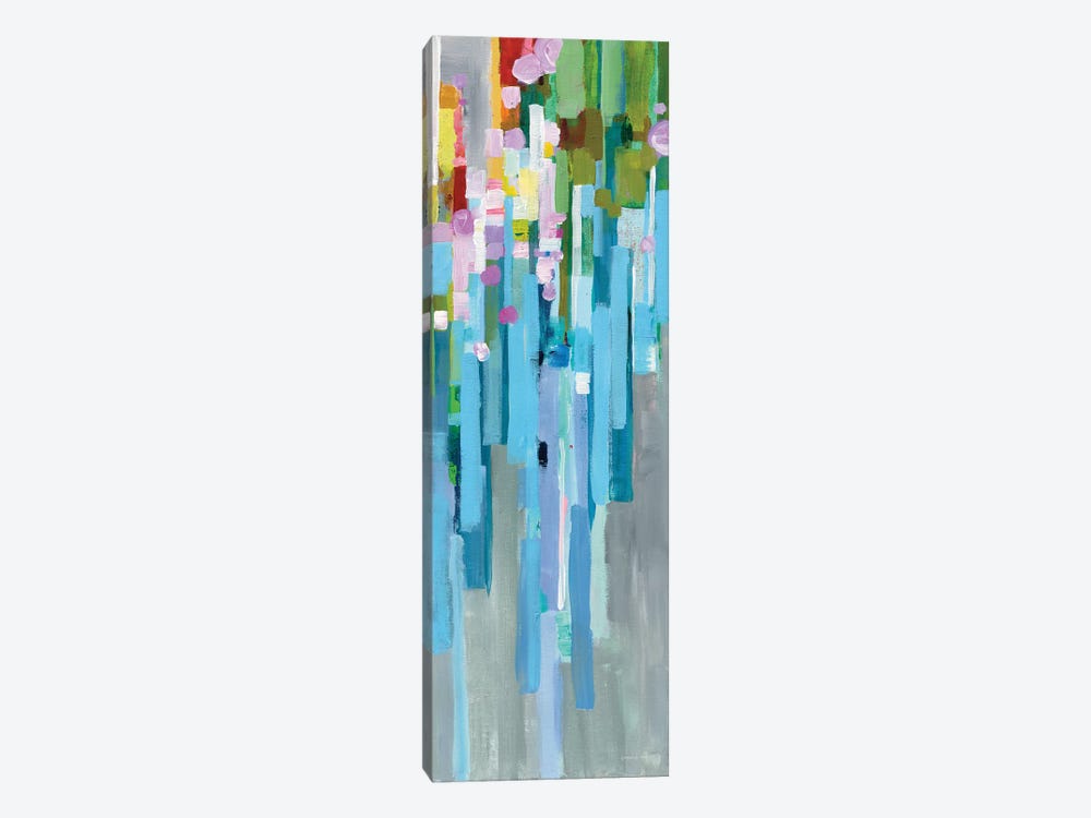 Rainbow Of Stripes Panel I 1-piece Canvas Artwork