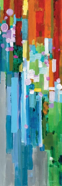 Geometric Patterns: Rainbow Of Stripes Panel II by Danhui Nai