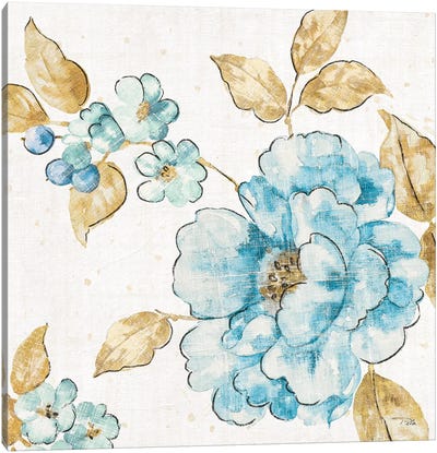 Blue Blossom III Canvas Art Print - Pela