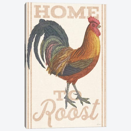 Home To Roost II Canvas Print #WAC6594} by Sue Schlabach Art Print