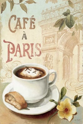 Cafe in Europe I Canvas Art Print by Lisa Audit | iCanvas