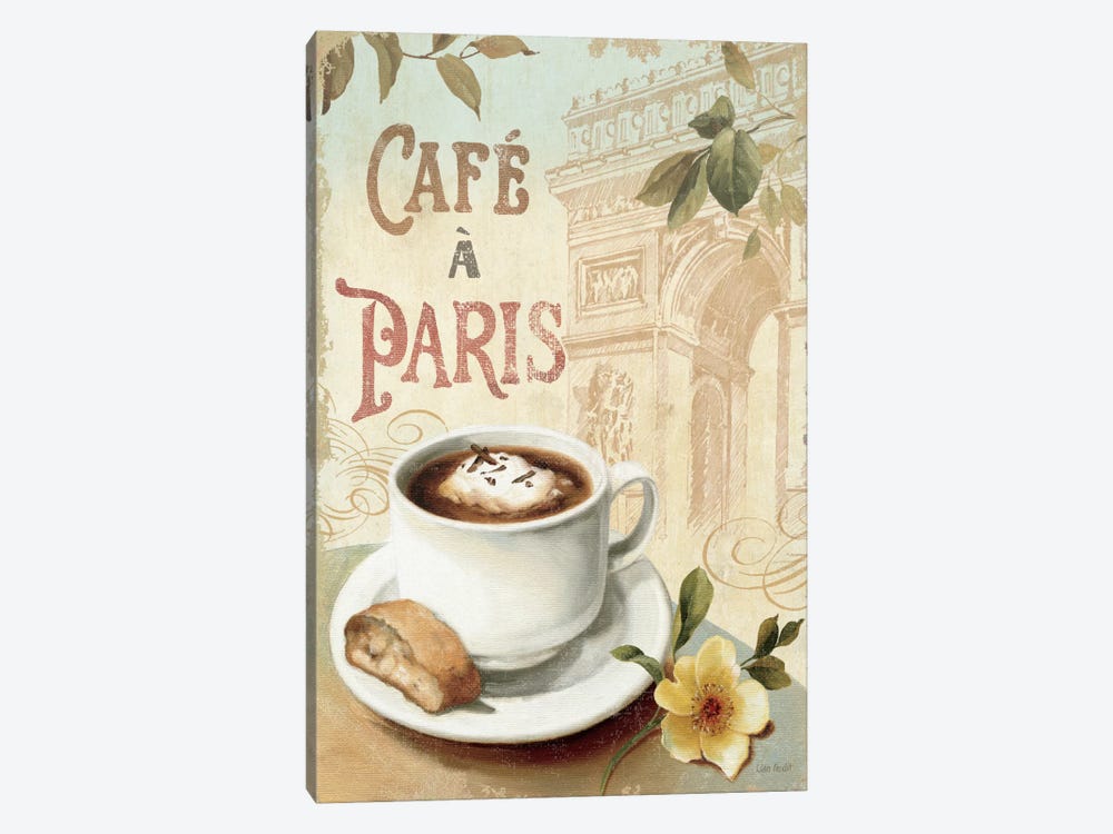 Cafe in Europe I by Lisa Audit 1-piece Canvas Artwork