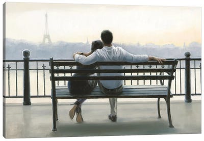 Parisian Afternoon Canvas Art Print - Myles Sullivan