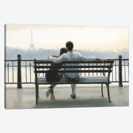 Parisian Afternoon Canvas Print #WAC6632} by Myles Sullivan Art Print