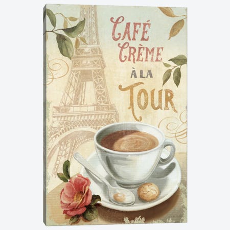Cafe in Europe II Canvas Print #WAC663} by Lisa Audit Canvas Artwork