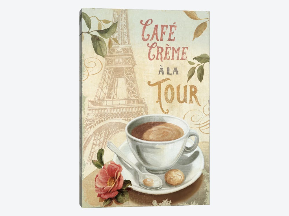 Cafe in Europe II by Lisa Audit 1-piece Canvas Print