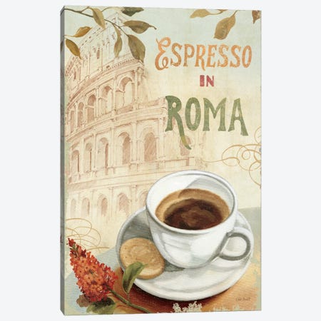 Cafe in Europe III Canvas Print #WAC664} by Lisa Audit Canvas Art Print
