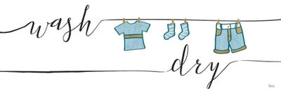 Wash And Dry II by Veronique Charron framed canvas print