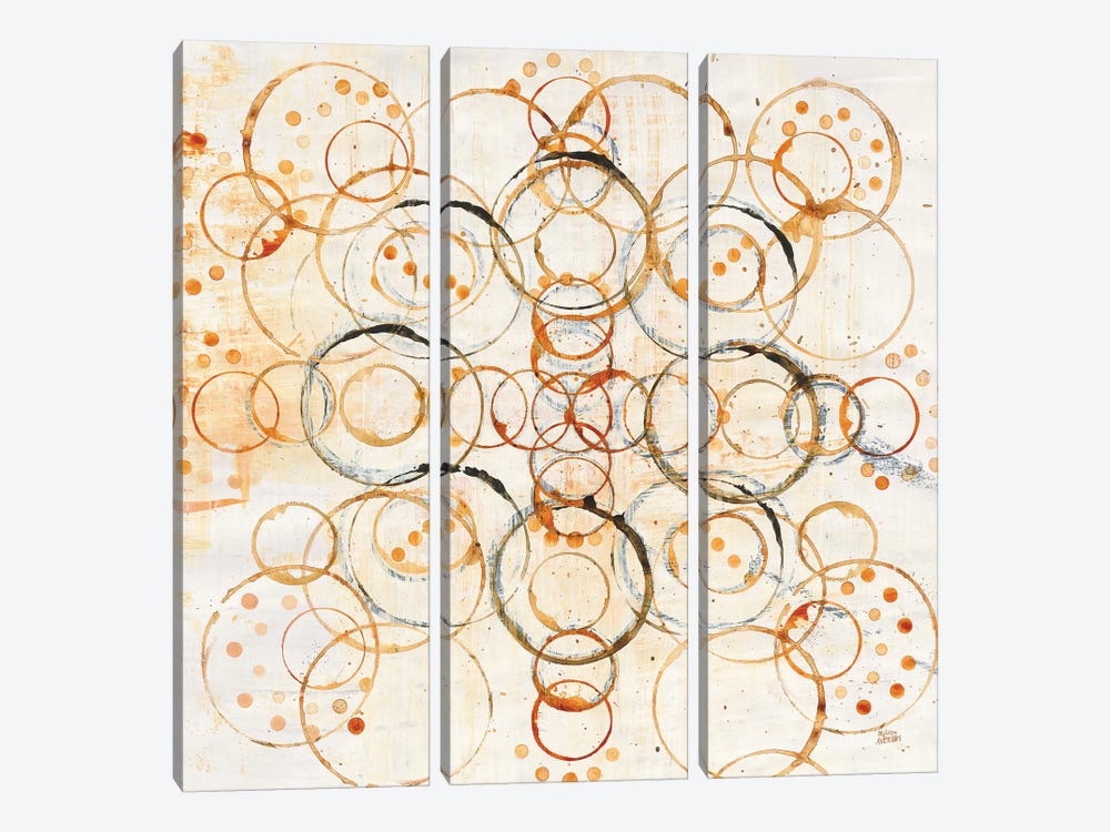 Henna Mandala I by Melissa Averinos 3-piece Canvas Wall Art