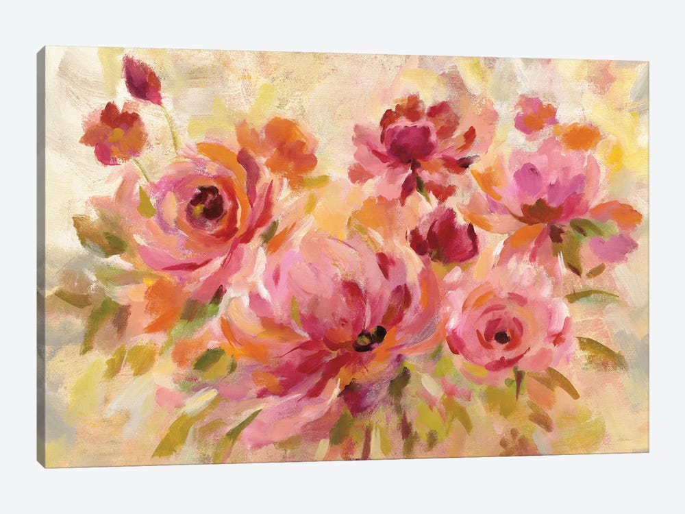 Romantic Bouquet Crop 1-piece Canvas Art