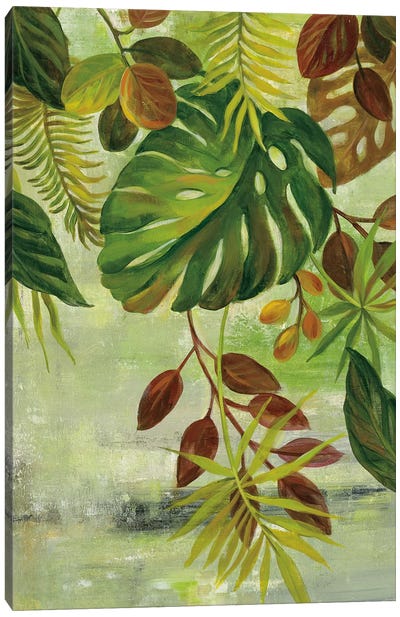 Tropical Greenery II Canvas Art Print - Monstera Art