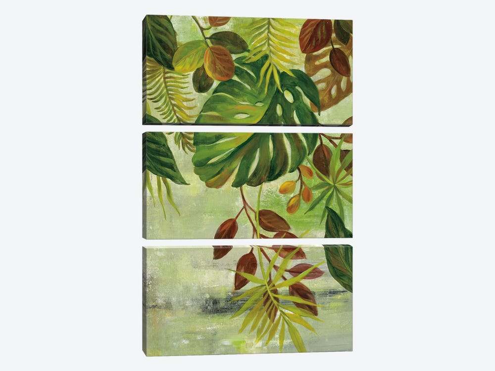 Tropical Greenery II by Silvia Vassileva 3-piece Canvas Wall Art