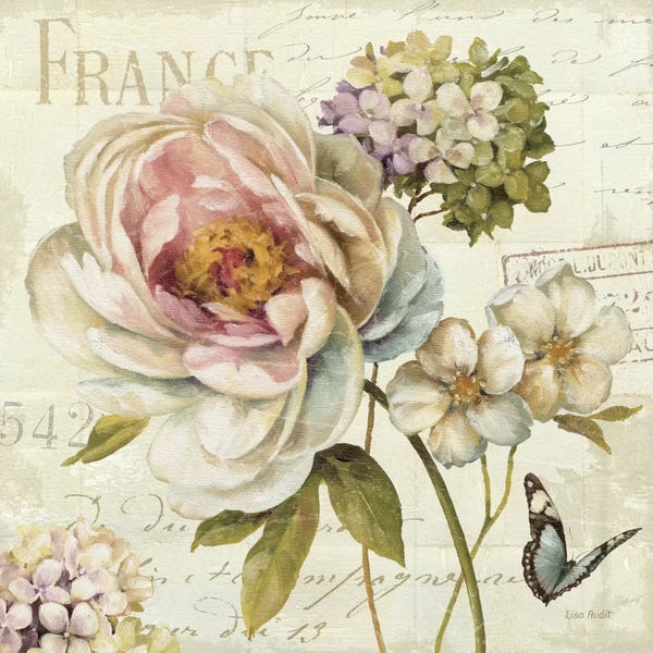 Lisa Audit: Marche de Fleurs III (without Text) by Lisa Audit