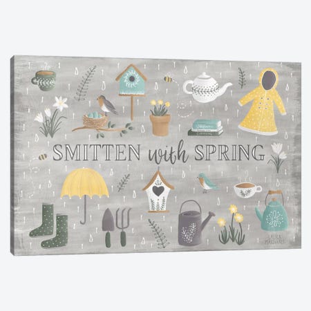 Smitten With Spring III Canvas Print #WAC6853} by Laura Marshall Canvas Art Print