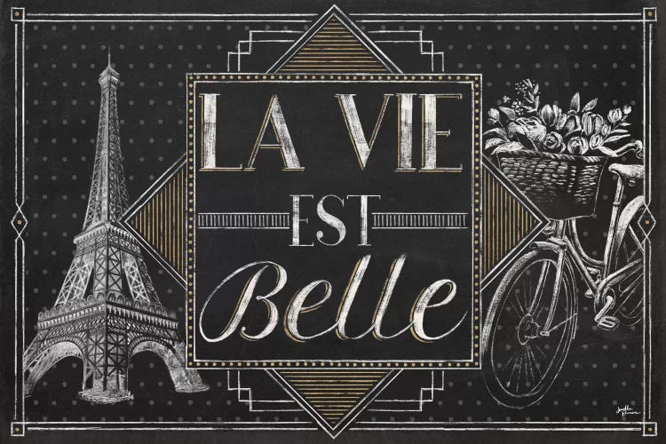 Vive Paris II by Janelle Penner wall art