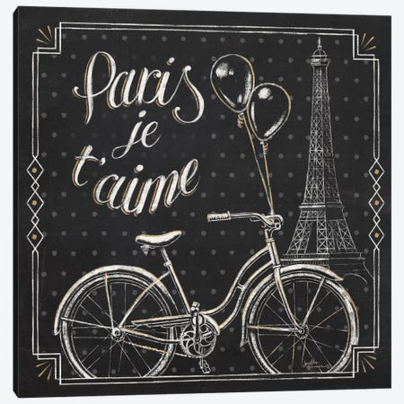 Vive Paris VII Canvas Print #WAC6911} by Janelle Penner Canvas Artwork