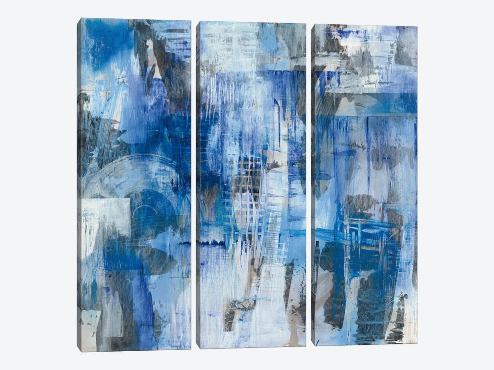 Industrial Blue 3-piece Art Print