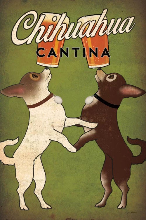 Chihuahua Cantina by Ryan Fowler wall art