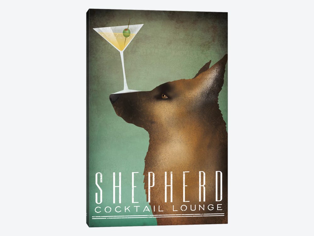 Shepherd Cocktail Lounge by Ryan Fowler 1-piece Canvas Print