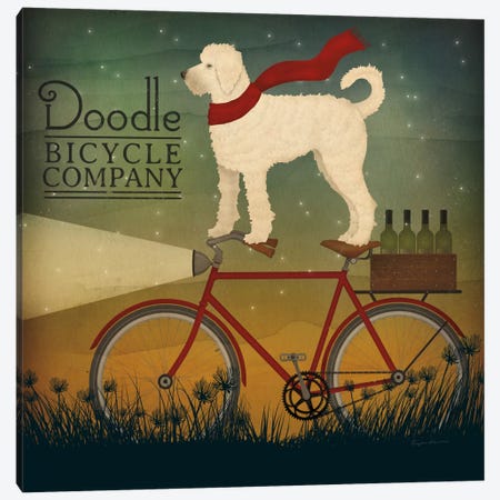 Doodle Bicycle Company Canvas Print #WAC6989} by Ryan Fowler Canvas Print