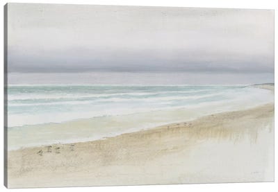 Serene Seaside Canvas Art Print - Coastline Art