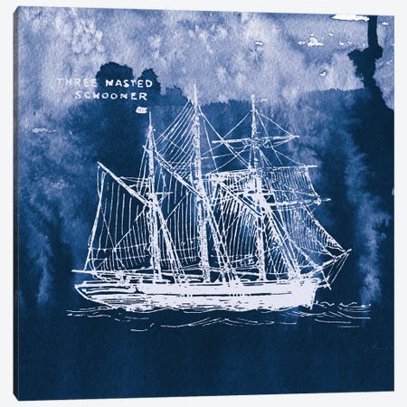 Sailing Ships II Canvas Print #WAC7070} by Wild Apple Portfolio Canvas Artwork
