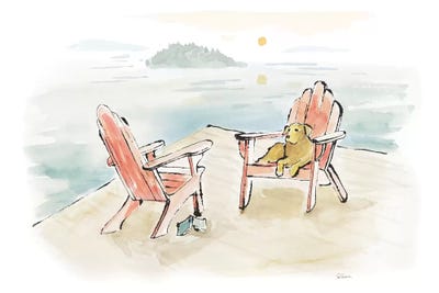 Lakeside Days I by Sue Schlabach framed wall art