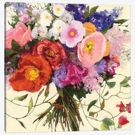 Bouquet de Printemps Canvas Print #WAC7088} by Shirley Novak Canvas Print
