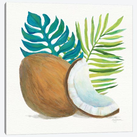 Coconut Palm IV Canvas Print #WAC7108} by Mary Urban Canvas Wall Art