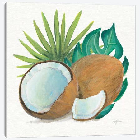 Coconut Palm V Canvas Print #WAC7109} by Mary Urban Canvas Art
