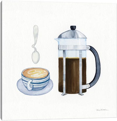 Coffee Break VIII Canvas Art Print - kathleen parr mckenna