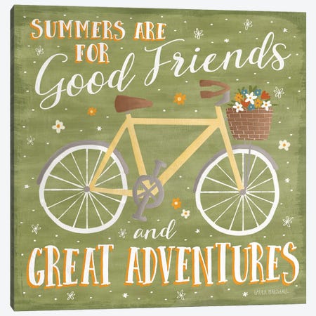 Summer Sunshine IV Canvas Print #WAC7130} by Laura Marshall Art Print